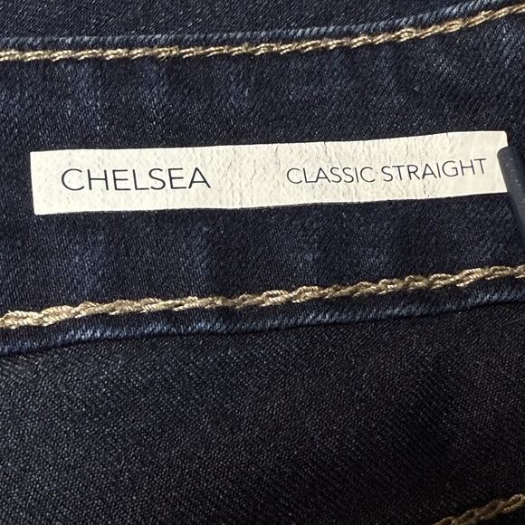 Womens Code Bleu Size 14 Short Womens Chelsea Classic Straight Jeans Dark Wash - Picture 5 of 6